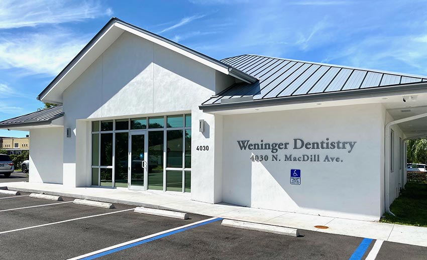 Weninger Dentistry exterior in Tampa